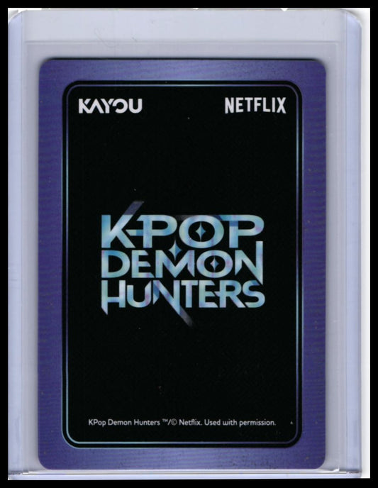 KAYOU KPop Demon Hunters Mira HUNTR/X UR Signature Card #KPOH01-UR-002 — back