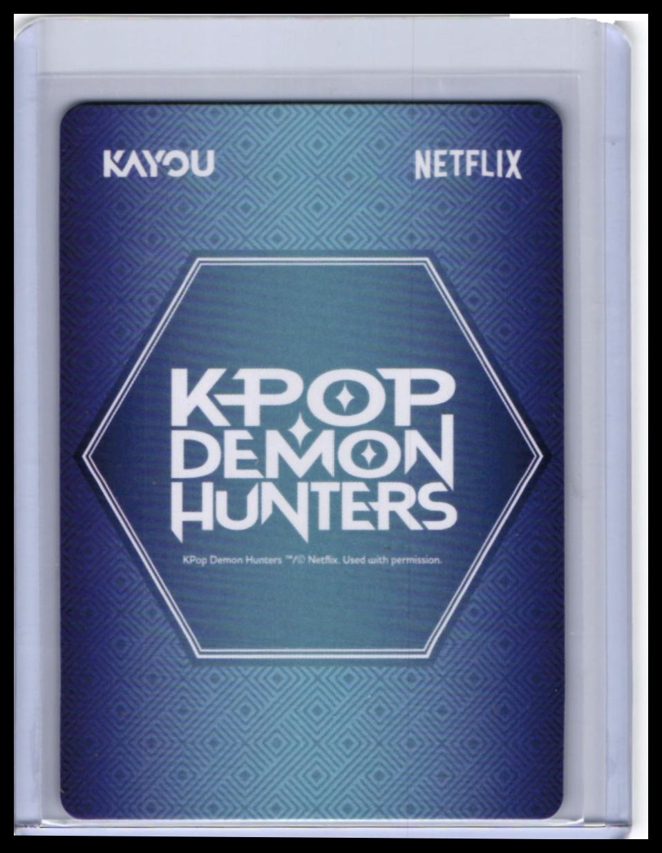 KAYOU KPop Demon Hunters Saja Boys Soda Pop SSR #KPDH01-SSR-007 Netflix — back