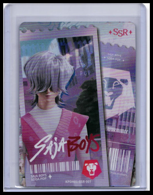 KAYOU KPop Demon Hunters Saja Boys Soda Pop SSR #KPDH01-SSR-007 Netflix — front