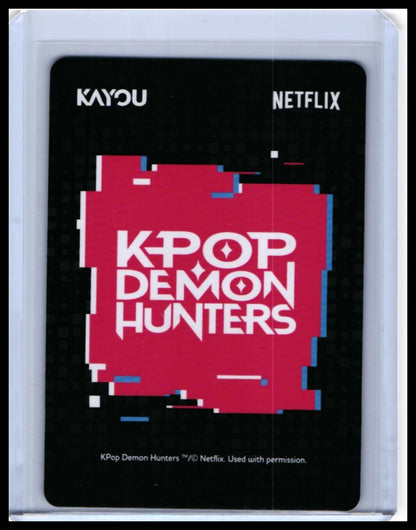 KPop Demon Hunters KAYOU Bobby SR #KPDH01-SR-014 "Bobby Is Calling..." Netflix — back