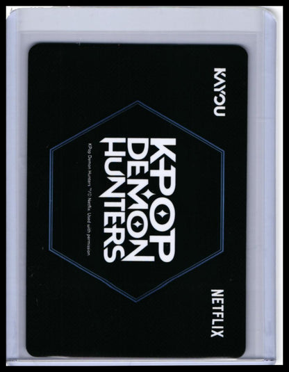 KPop Demon Hunters Kayou Trading Card HR #KPDH01-HR-017 Netflix — back