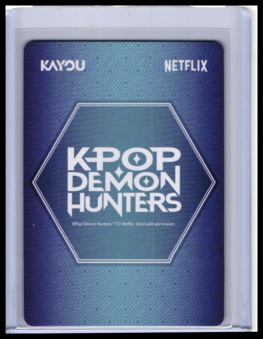 KPop Demon Hunters Saja Boys Soda Pop SSR #KPDH01-SSR-007 KAYOU Netflix Card — back