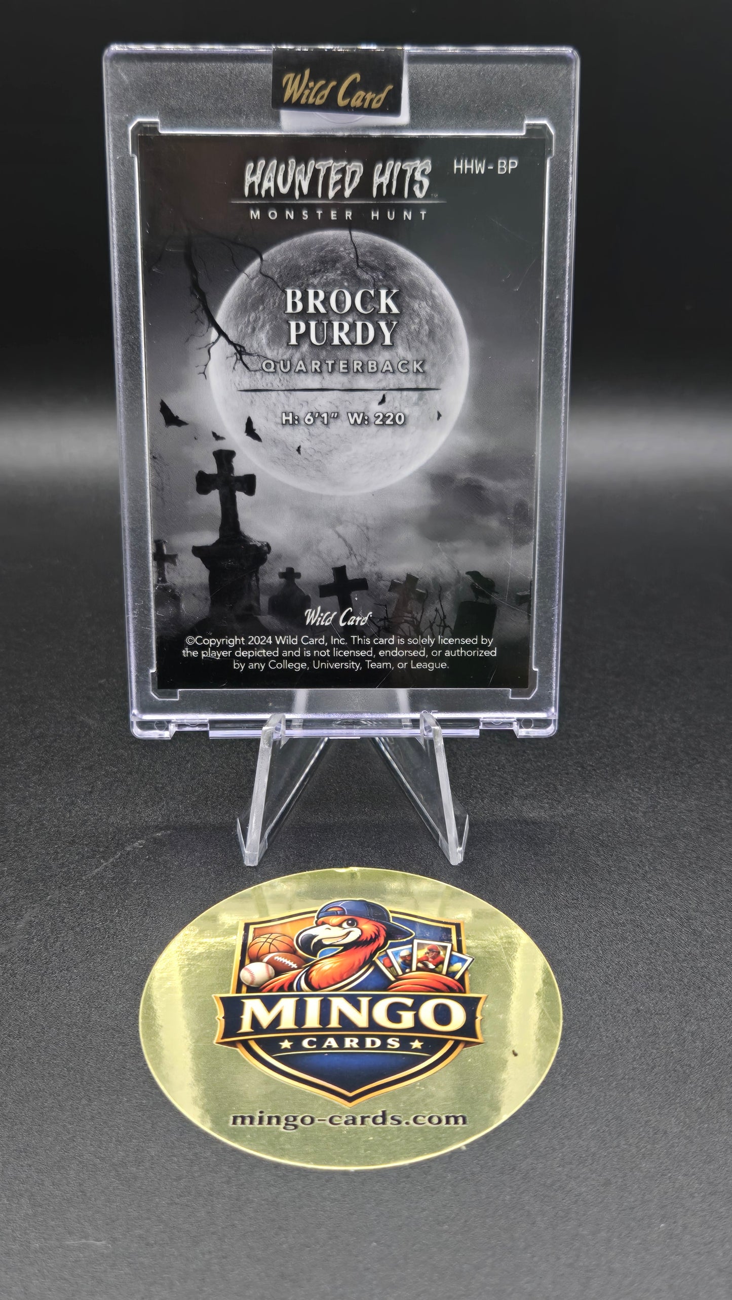 2024 Wild Card Haunted Hits Monster Hunt Brock Purdy Silver #HHW-BP /2 49ers