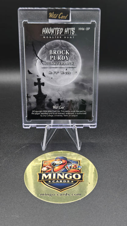 2024 Wild Card Haunted Hits Monster Hunt Brock Purdy Silver #HHW-BP /2 49ers