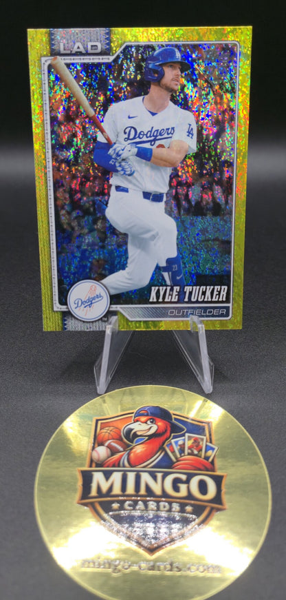 2026 Topps Series 2 Kyle Tucker #368 Dodgers Lot - Yellow Foil /399 + Holiday Sun