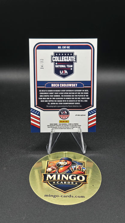 2026 Panini USA Baseball Stars & Stripes Roch Cholowsky Auto RC 84/99