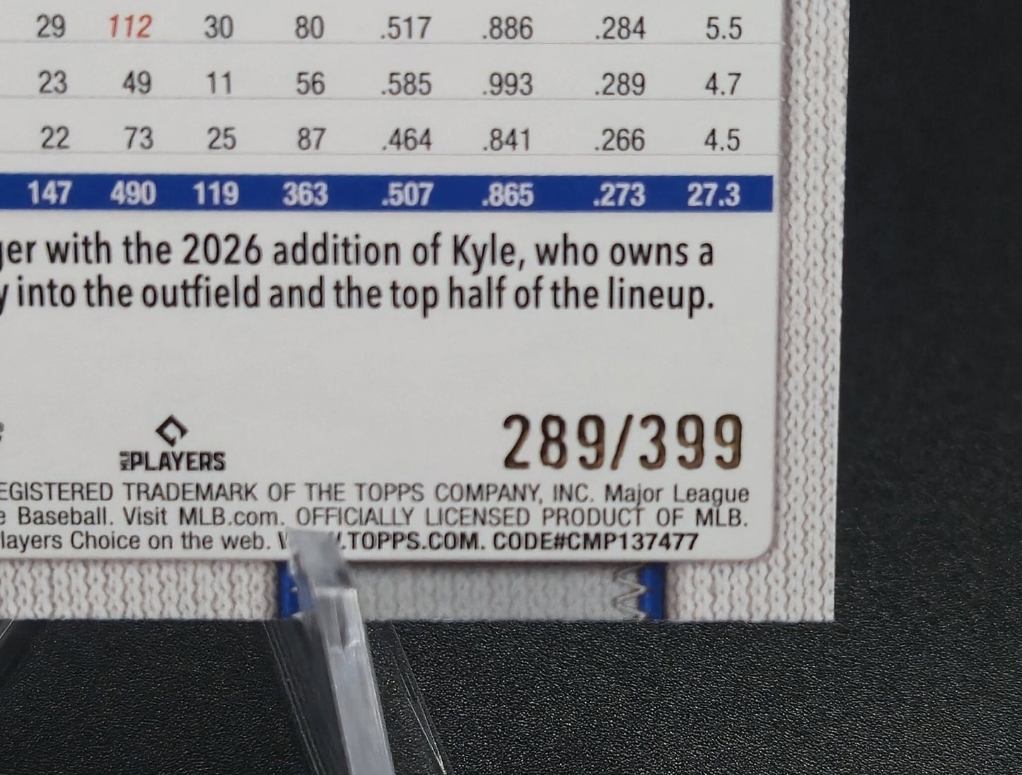 2026 Topps Series 2 Kyle Tucker #368 Dodgers Lot - Yellow Foil /399 + Holiday Sun
