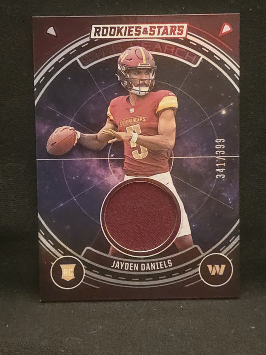 2024 Rookies & Stars Jayden Star Search Patch Jayden Daniels /399 #SS-JDS