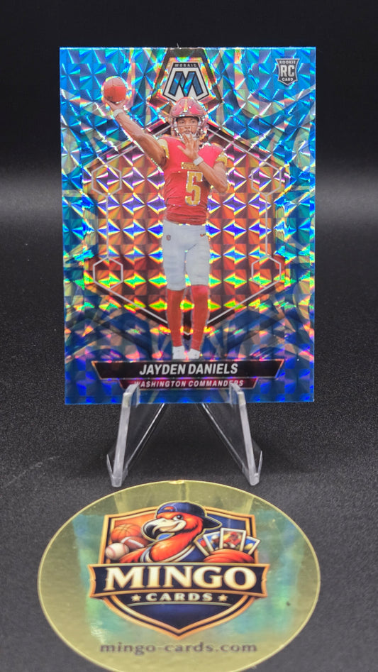 2024 Panini Mosaic Jayden Daniels RC #302 Rookie Card Mosaic Commanders