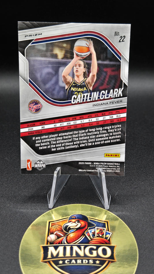 2025 Panini Prizm WNBA Caitlin Clark #22 Ice Cracked Ice Prizm Indiana Fever