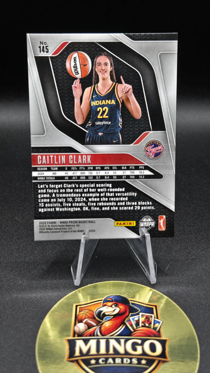 2024 Panini Prizm WNBA Caitlin Clark #145 Rookie RC Indiana Fever NM-MT