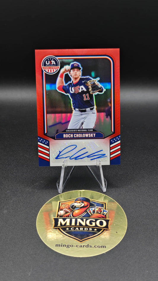 2026 Panini USA Baseball Stars & Stripes Roch Cholowsky Auto RC 84/99
