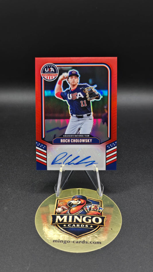 2026 Panini USA Baseball Stars & Stripes Roch Cholowsky Auto RC 72/99