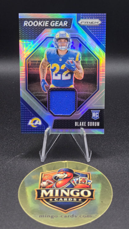 2024 Panini Prizm Blake Corum RC Rookie Gear Patch #RG-BCM Rams