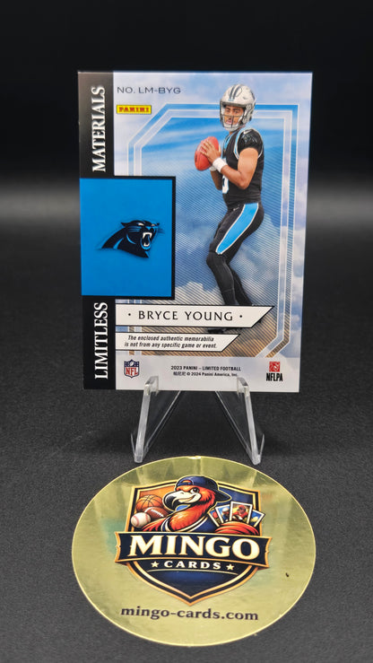 2023 Panini Limited Bryce Young Limitless Materials Ruby Spotlight Patch /25