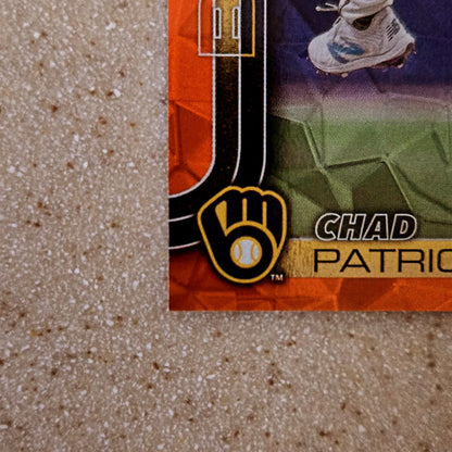 2025 Topps Update Orange Diamante Foil #US307 Chad Patrick 14/25