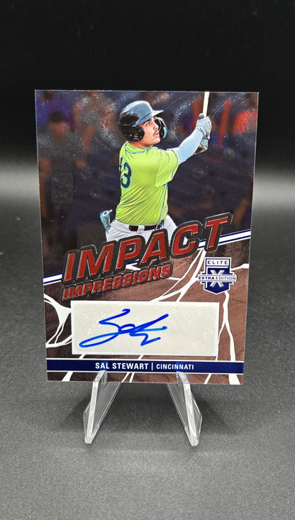 2023 Elite Extra Edition Impact Impressions Signatures #42 Sal Stewart