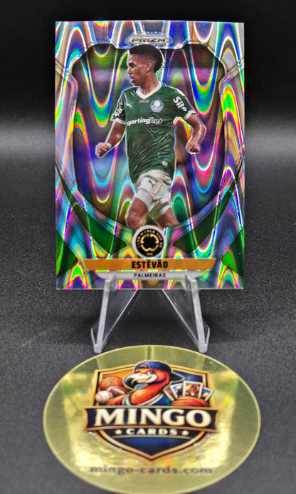 2025 Panini Prizm CWC Estevao #151 Seismic Prizm Palmeiras Chelsea