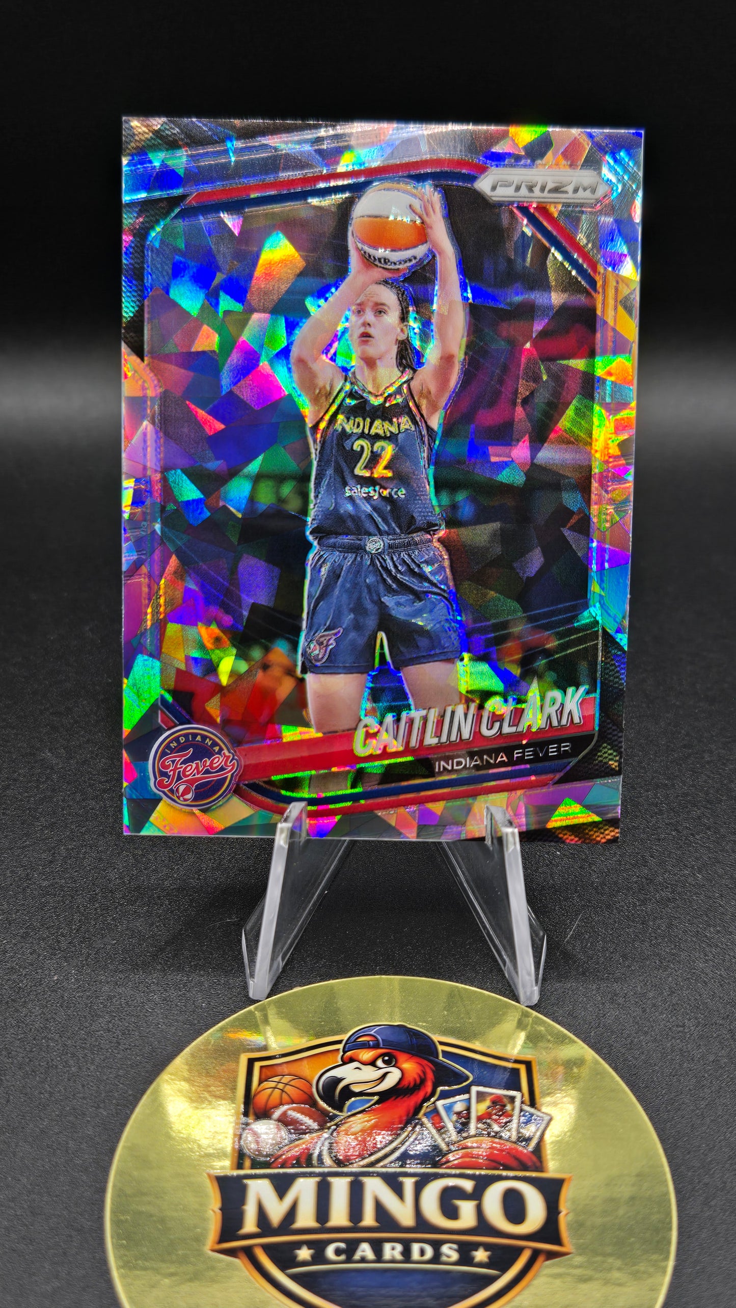 2025 Panini Prizm WNBA Caitlin Clark #22 Ice Cracked Ice Prizm Indiana Fever