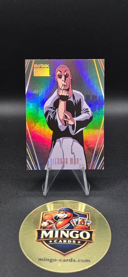 2025 Skybox Metal Universe Batman Calendar Man #S-8 SkyBox Premium Holo Insert