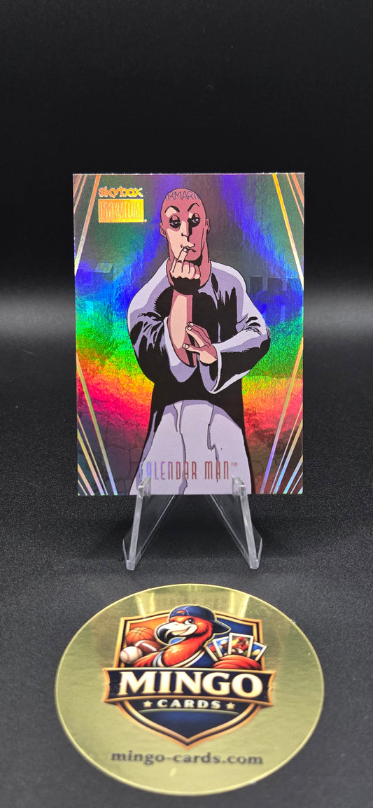 2025 Skybox Metal Universe Batman Calendar Man #S-8 SkyBox Premium Holo Insert