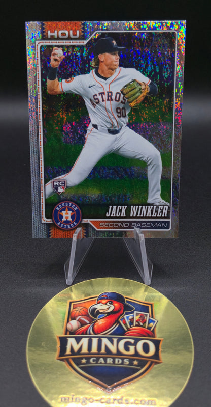 Rainbow Foil Topps Jack Winkler Baseball Card