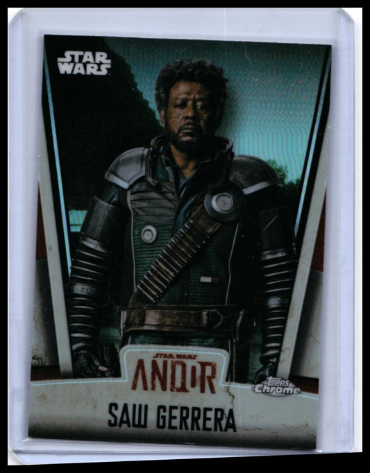 Topps Chrome Star Wars Andor Saw Gerrera #A2-SAW — front